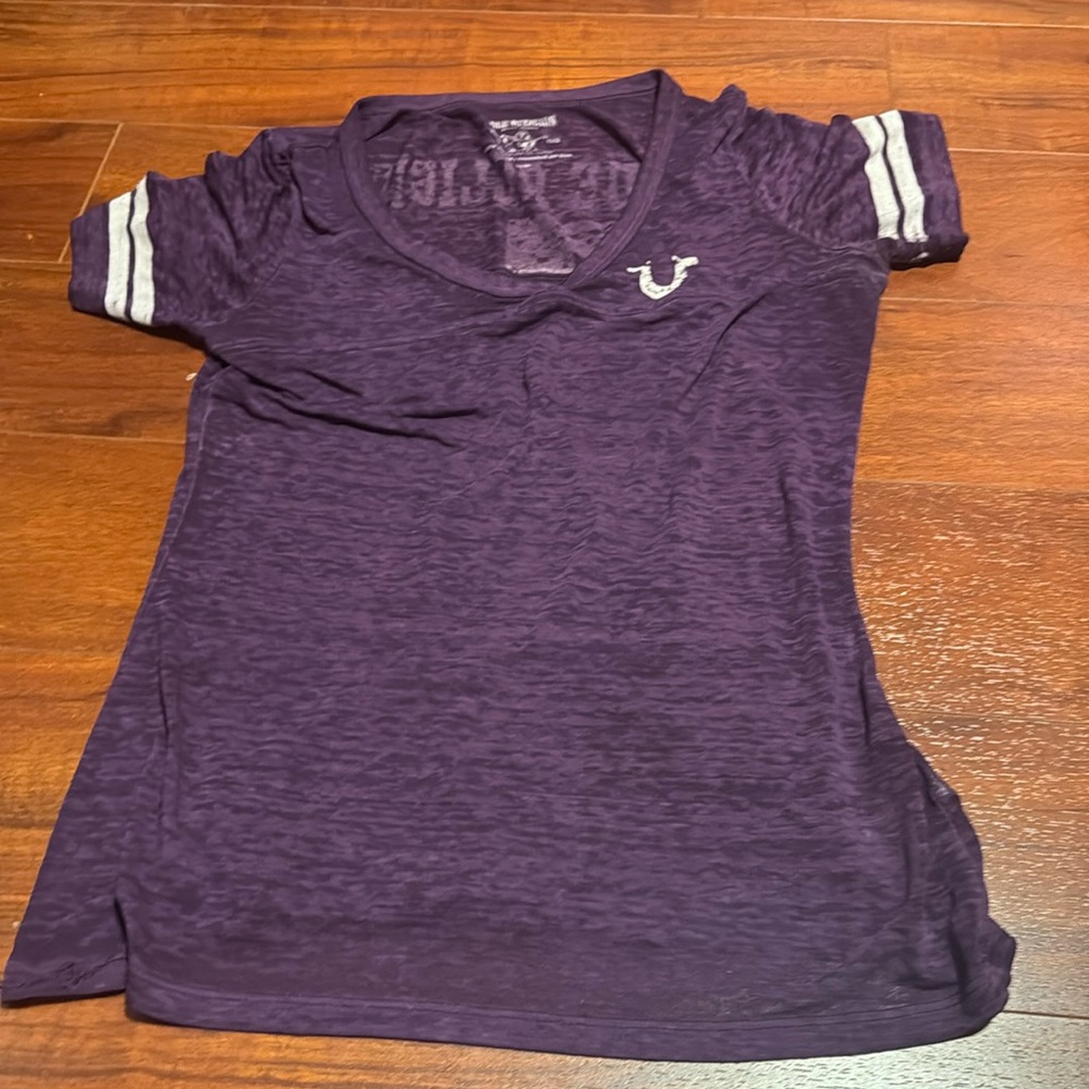 Purple true religion shirt